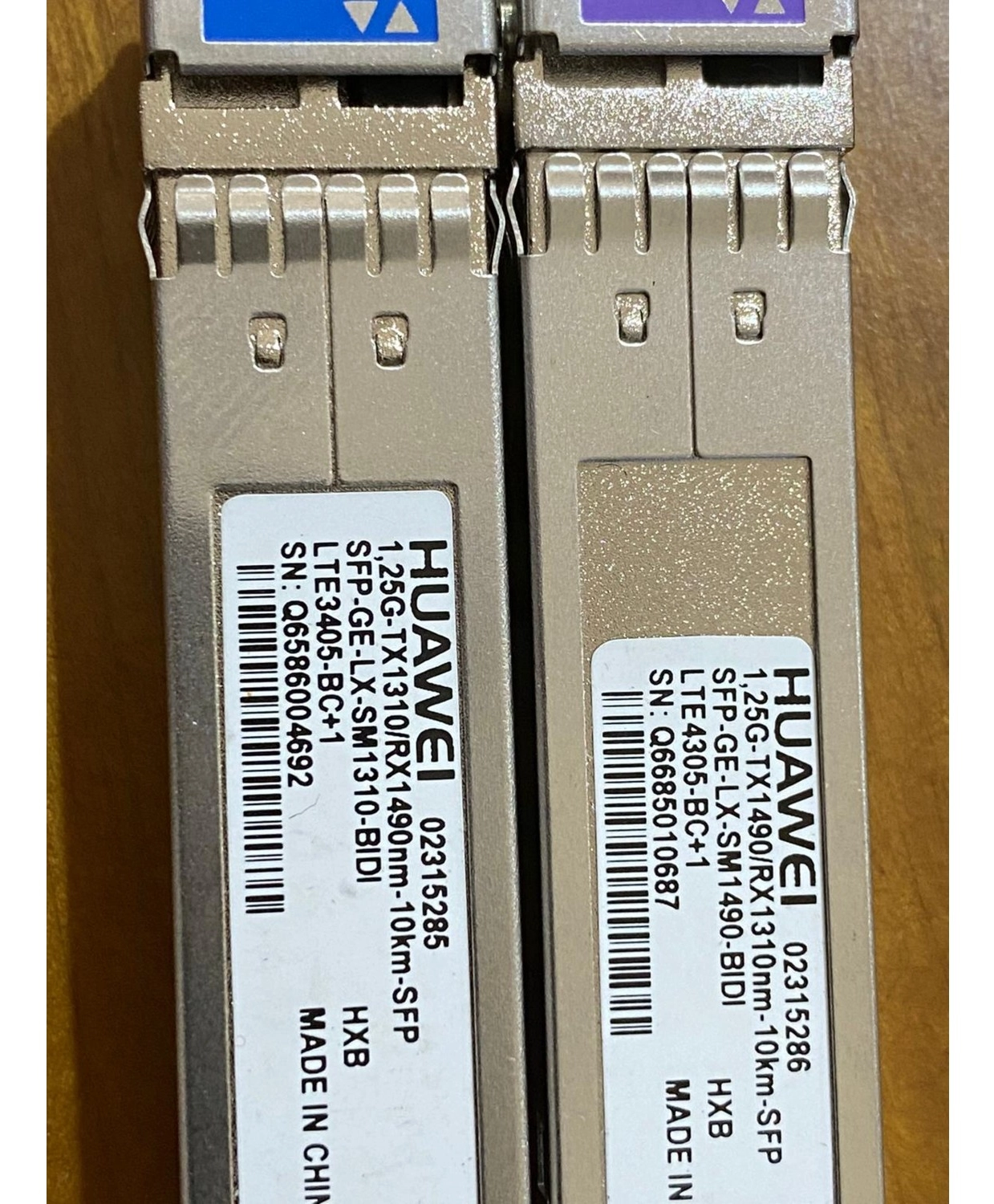 Oft Huawei Tek Core Bidi Sfp Gbic 1,25G Tx/Rx:1490 Rx/Tx:1310 ürün görseli