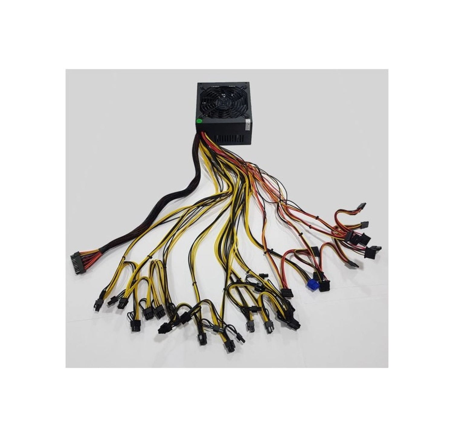 Olko 2000W 16Xpci-E (6+2Pin), 1X20+4Pin, 8Xsata 96+Platınum Mining Powersupply (Mk-2000Sp) - Görsel 3
