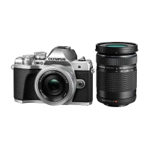 Olympus Om-D E-M10 Mark Iıı 14-42 Ez + 40-150 Kit (Gümüş)