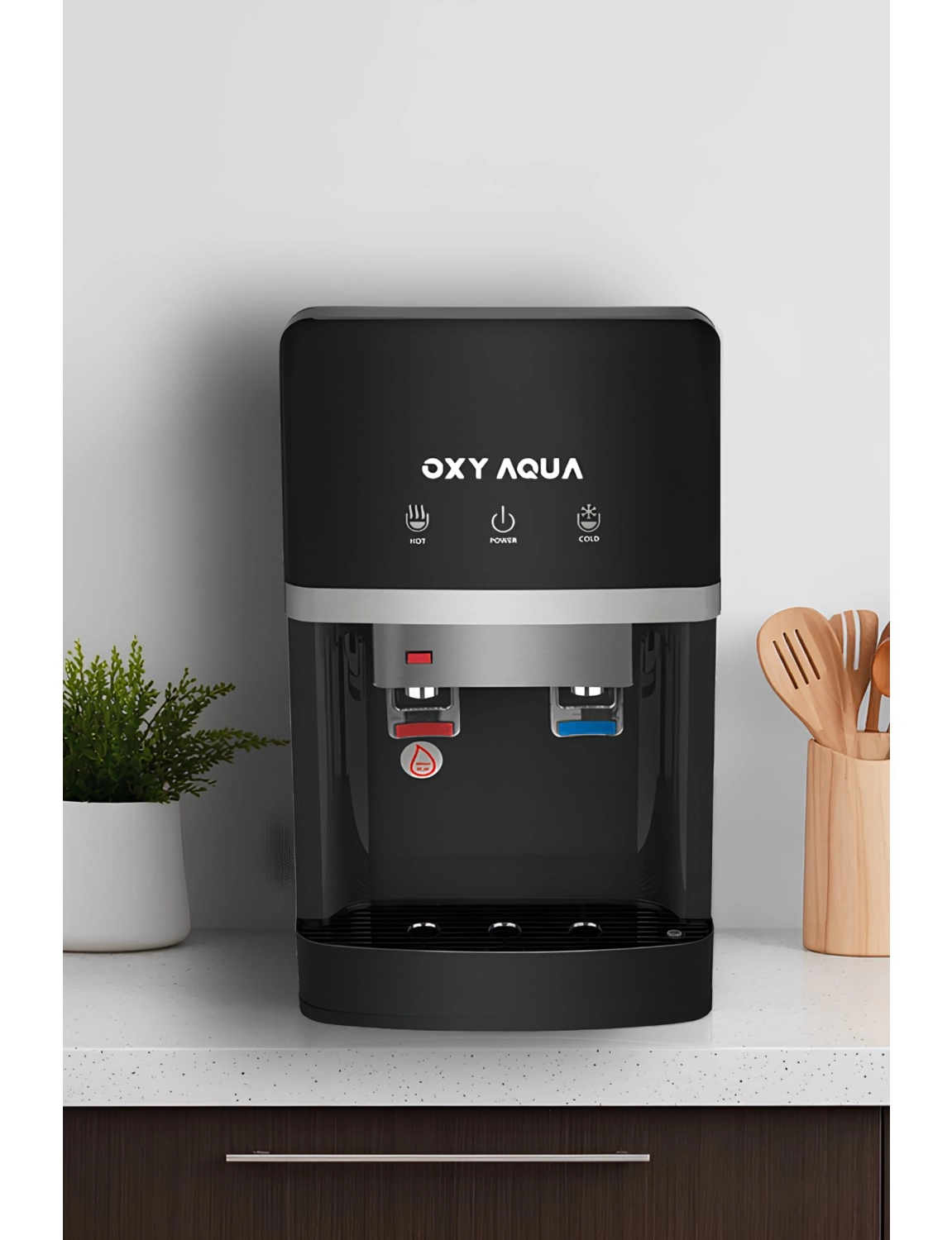 Oxy Aqua Tezgah Üstü Sıcak Soğuk Su Çıkışlı Arıtmalı Su Sebili ürün görseli