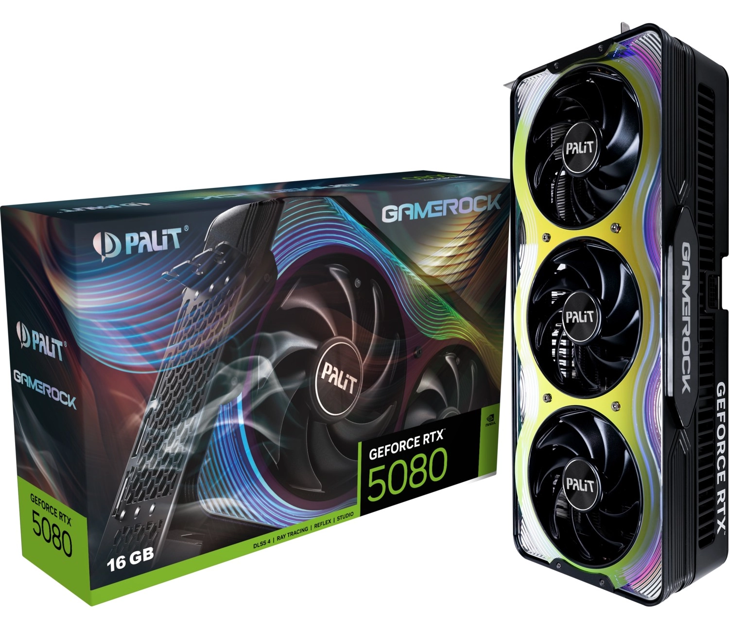 Palit Nvidia Geforce Rtx5080 Gamerock 16Gb 256Bit Gddr7 Ekran Kartı Ne75080019T2-Gb2030G ürün görseli