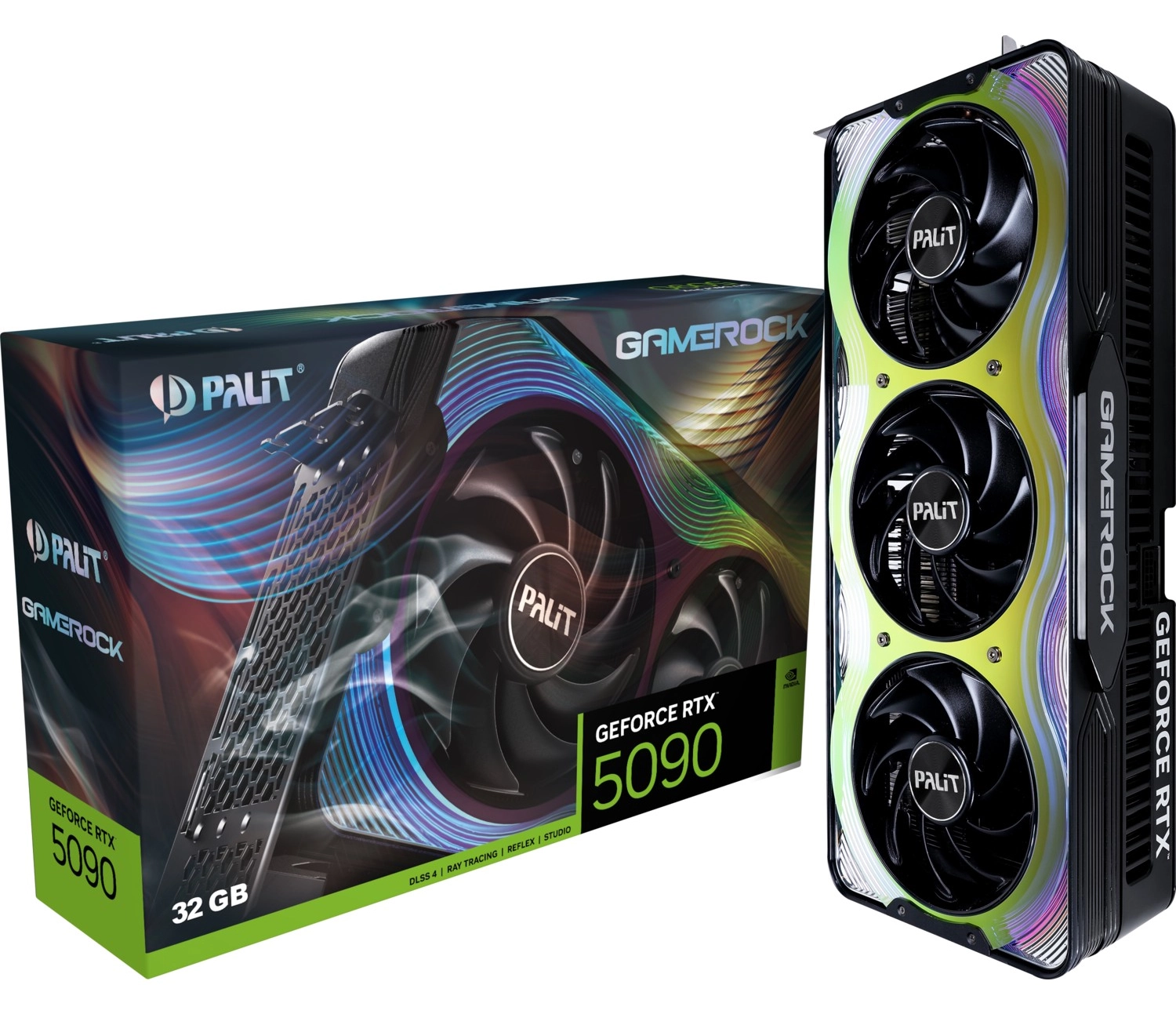 Palit Nvidia Geforce Rtx5090 Gamerock 32Gb 512Bit Gddr7 Ekran Kartı Ne75090019R5-Gb2020G ürün görseli