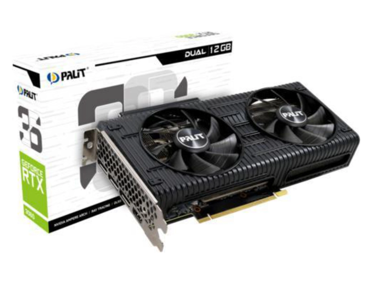 Palit Rtx3060 Dual 12Gb Gddr6 192Bit Lhr 3Xdp\Hdmı Ekran Kartı ürün görseli