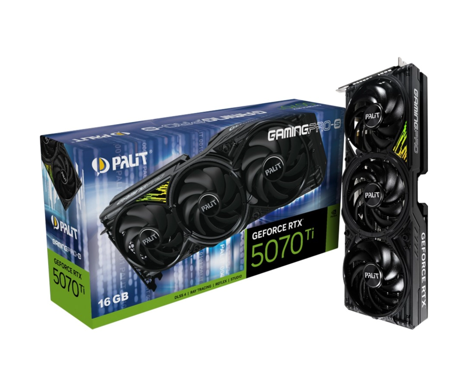 Palit Rtx5070Ti Gamingpro-S 16Gb 256Bit Gddr7 Ekran Kartı Ne7507T019T2-Gb2031U ürün görseli