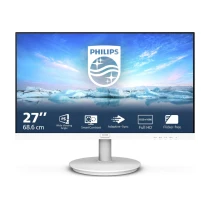 Philips 271V8Aw Vline 27" Led Ips 4Ms 75Hz 1920X1080 Fullhd Vga Hdmi Multimedya (Vesa) Beyaz Monitör