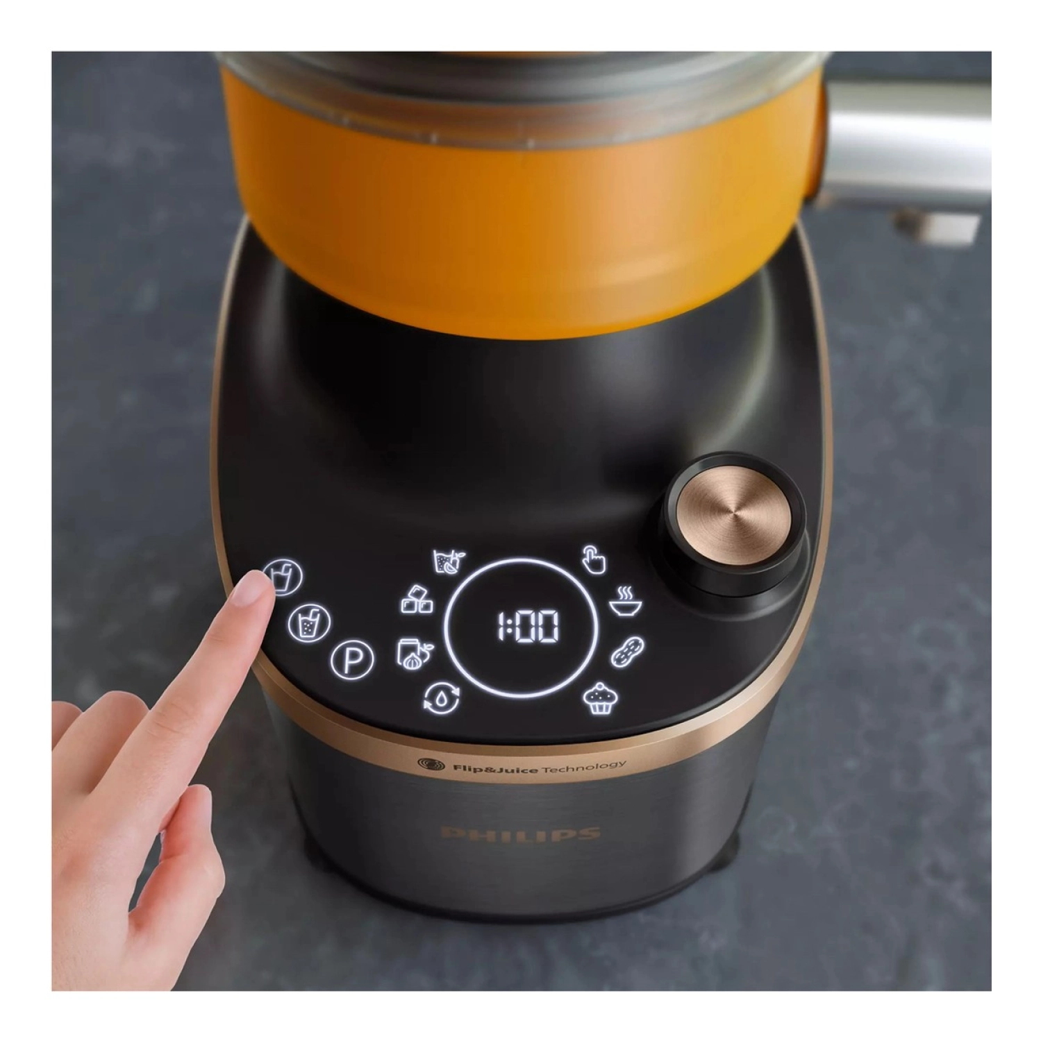 Philips 500 - 800 Watt Paslanmaz Çelik Özellikli 1500 Watt Siyah Blender Meyve Sıkacağı 220 - 240 V 250 Ml - Görsel 2