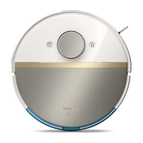 Philips 7000 Serisi Aqua Islak Ve Kuru Temizlik Robotu, Güçlü 5200 Mah Li-Ion Pil,5000 Pa Emiş Gücü, 360 Lazer Navigasyon, Epa11 Filtre, Homerun Mobil Uygulaması - Beyaz