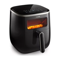 Philips Airfryer Xl 5.6 Lt 1700 W Cam Hazne,7 Otomatik Program Yeni Seri Sıcak Hava Fritözü, Siyah