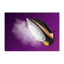 Philips Azur Steamglideelite Taban , Hızlı Kireç Çözme Buharlı Ütü 2800W Siyah-Gold