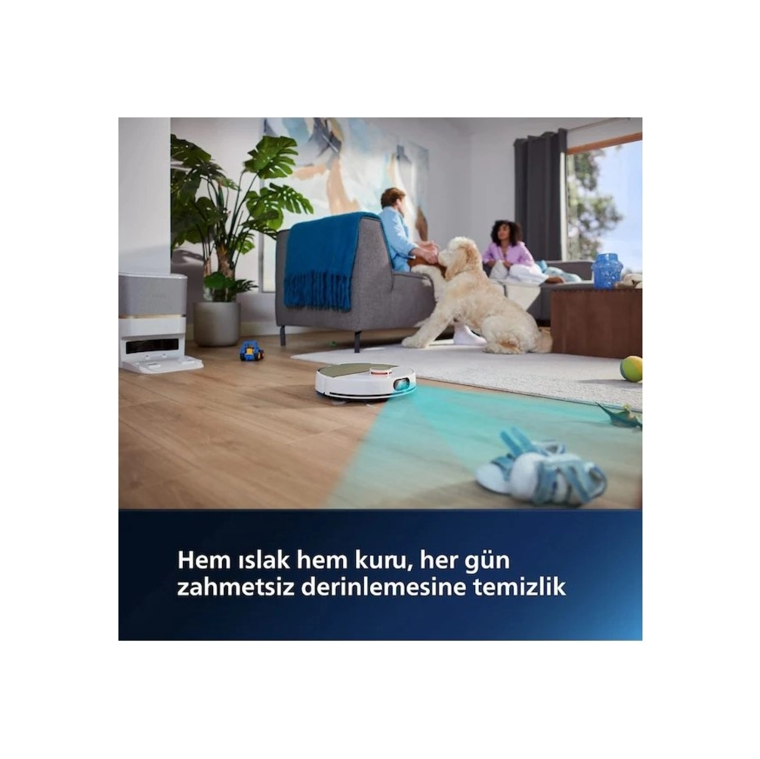 Philips Premium 7000 Serisi 5000Pa Emiş Gücü 180Dk Kullanım Istasyonlu Robot Süpürge - Görsel 4