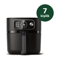 Philips Seri Evt Hd9875 Airfryer 7000 Serisi Xxl Connected, 2 Kg, 8.3 L Kapasite, Uzaktan Bağlantılı