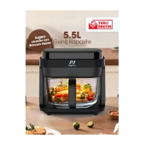 Pirantech Af539T Xl Borcam Hazneli Airfryer 5.5 Lt Yağsız Fritöz