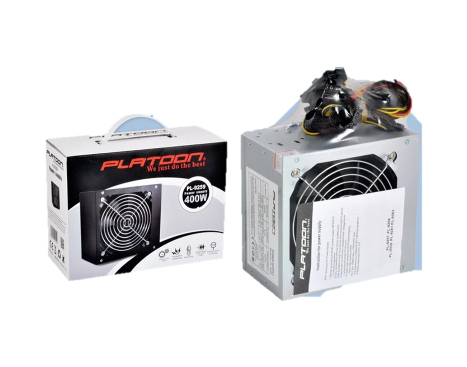 Platoon Pl-9259 Power Supply 400W Kaliteli ürün görseli