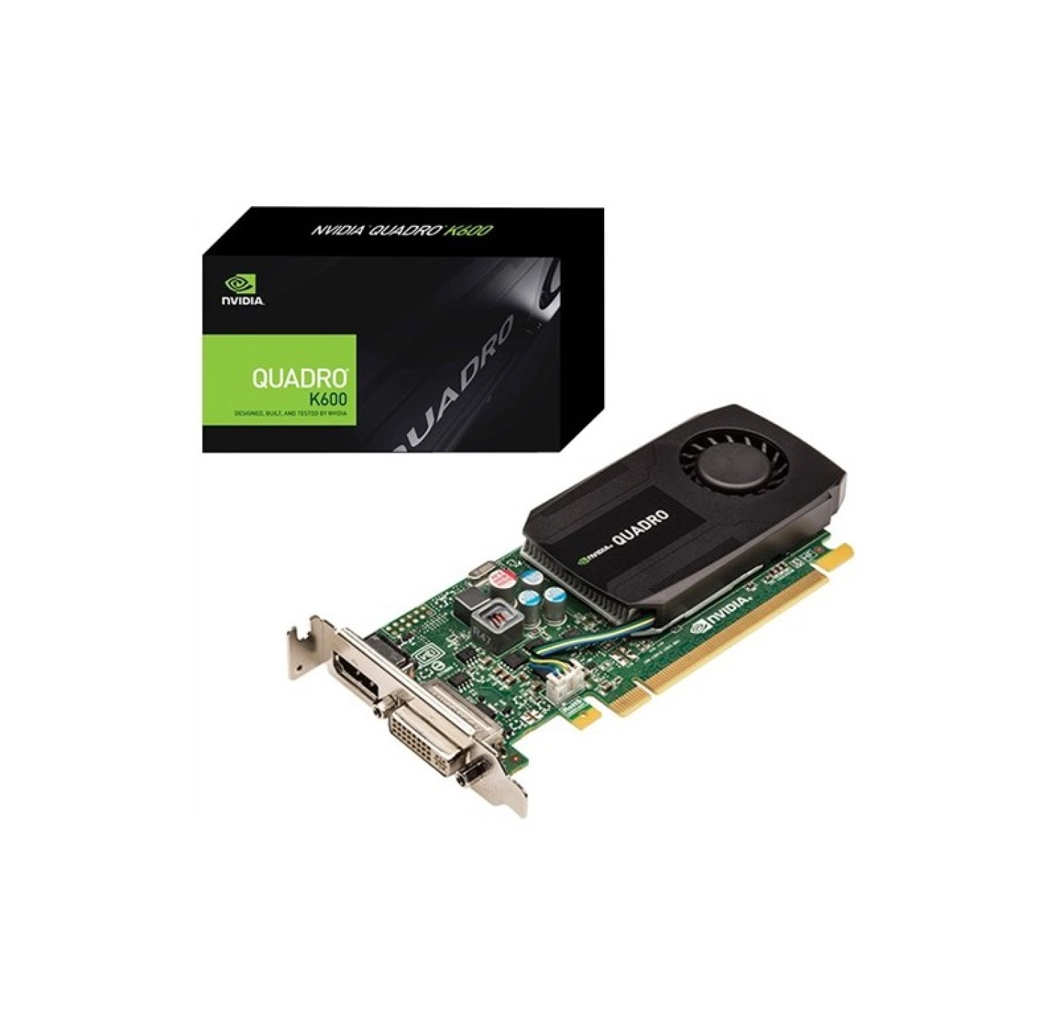 Pny Nvidia Quadro K600 1Gb 128Bit Ddr3 (Dx11) Pci-E 2.0 Profesyonel Ekran Kartı (Vcqk600-Pb) ürün görseli