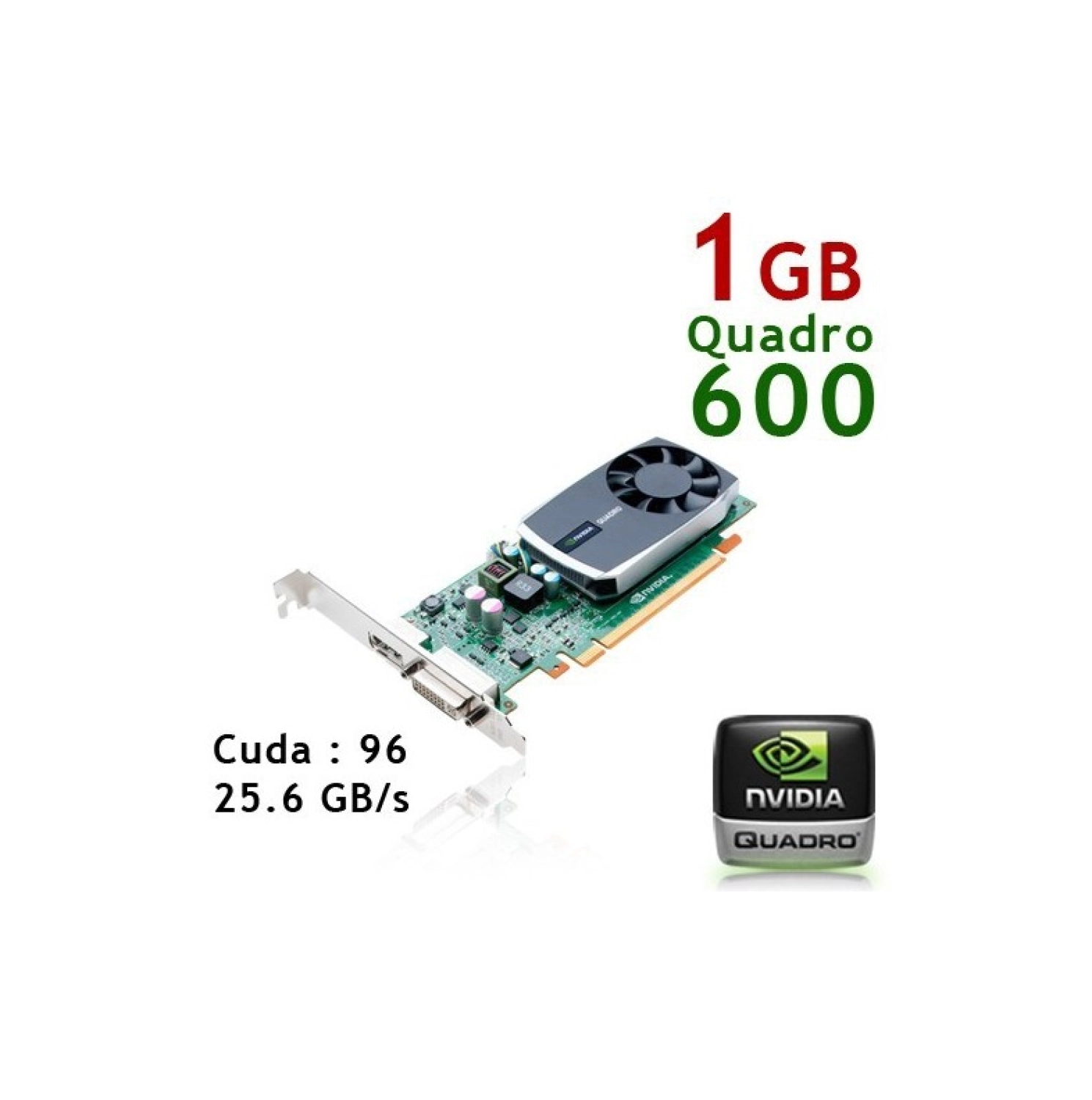 Pny Quadro Pny Nvidia Quadro 600 1Gb Ddr3 128 Bit Pci-E 2.0 Profesyonel Ekran Kartı - Görsel 2