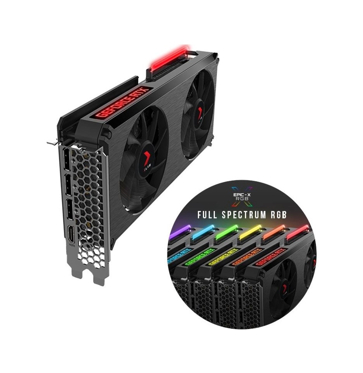 Pny Rtx 3060 Ti Xlr8 Gaming Revel Epıc-X Vcg3060T8Ldfxppb 8Gb Gddr6 256 Bit Lhr Ekran Kartı - Görsel 2