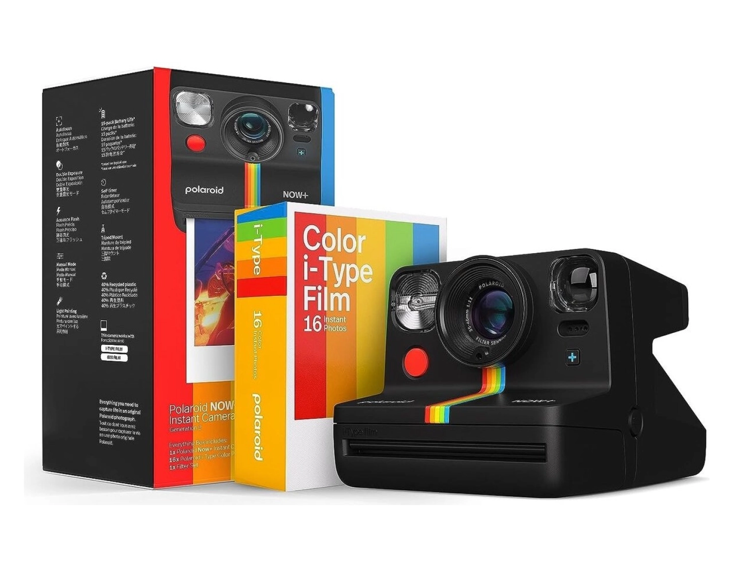 Polaroid Eb Now+ Gen 2 Anlık Fotoğraf Makinesi Siyah ürün görseli