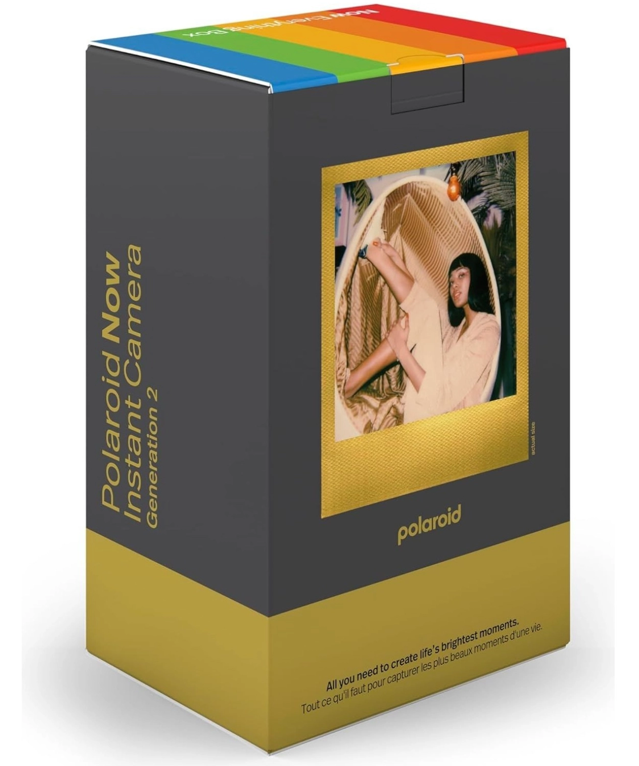 Polaroid Eb Now Gen 2 Black-Golden Anlık Fotoğraf Makinesi - Görsel 3