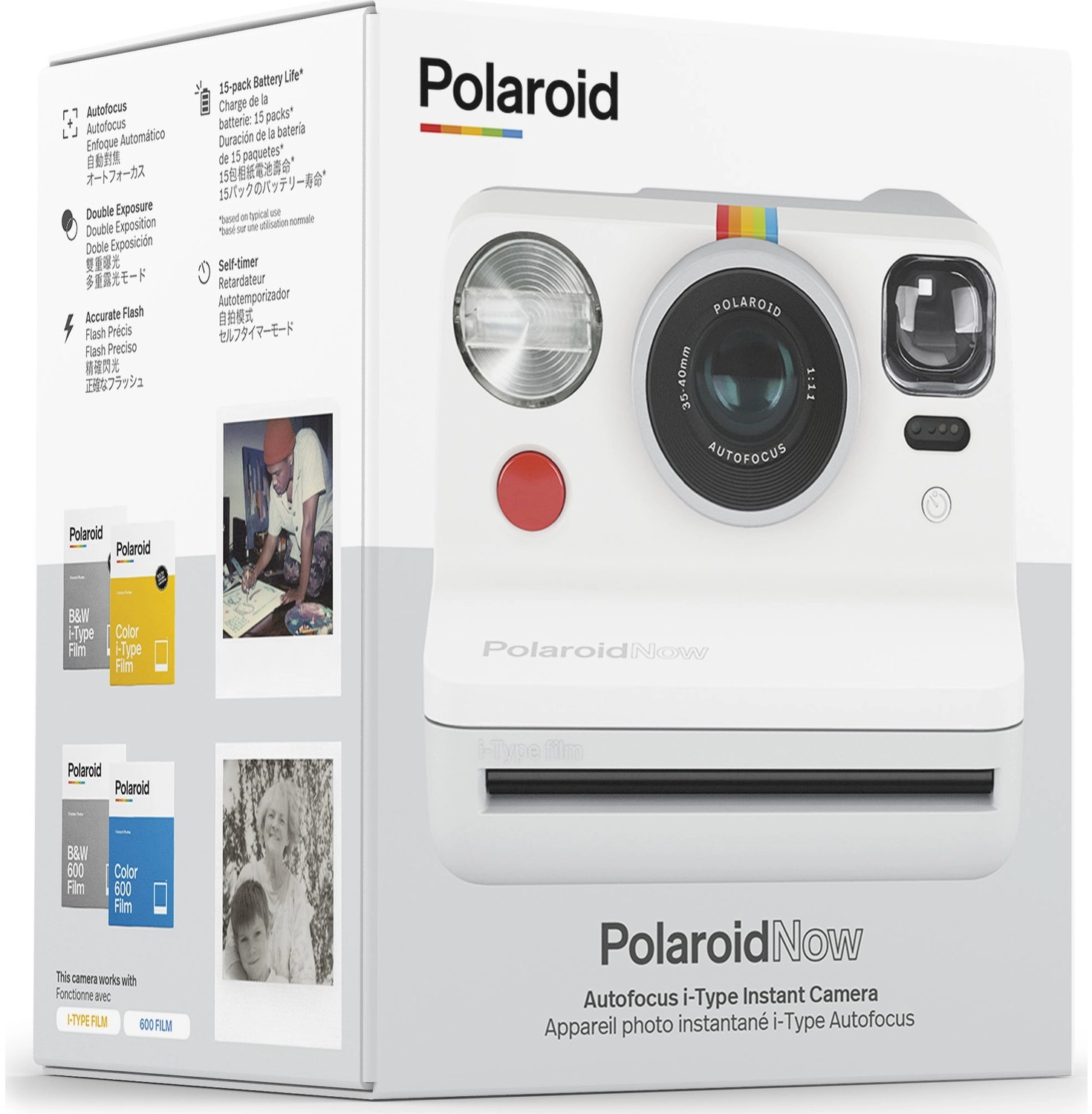 Polaroid Now Beyaz Instant Fotoğraf Makinesi - Görsel 5