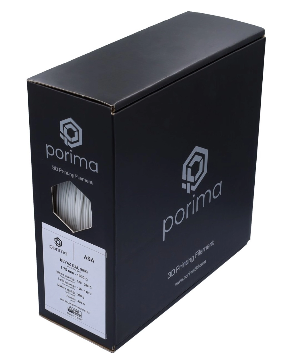 Porima Asa Filament - 1.75Mm Beyaz - Görsel 2
