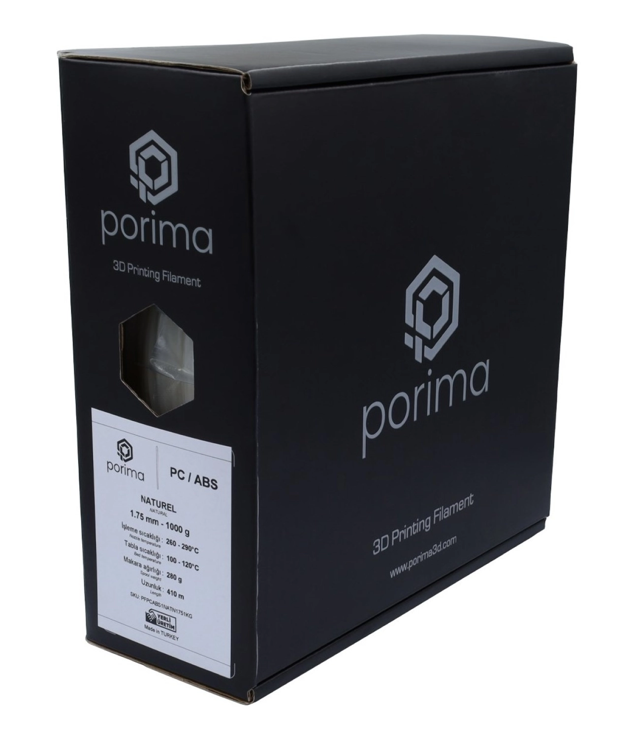Porima Pc/Abs Filament - 1.75Mm Naturel - Görsel 2
