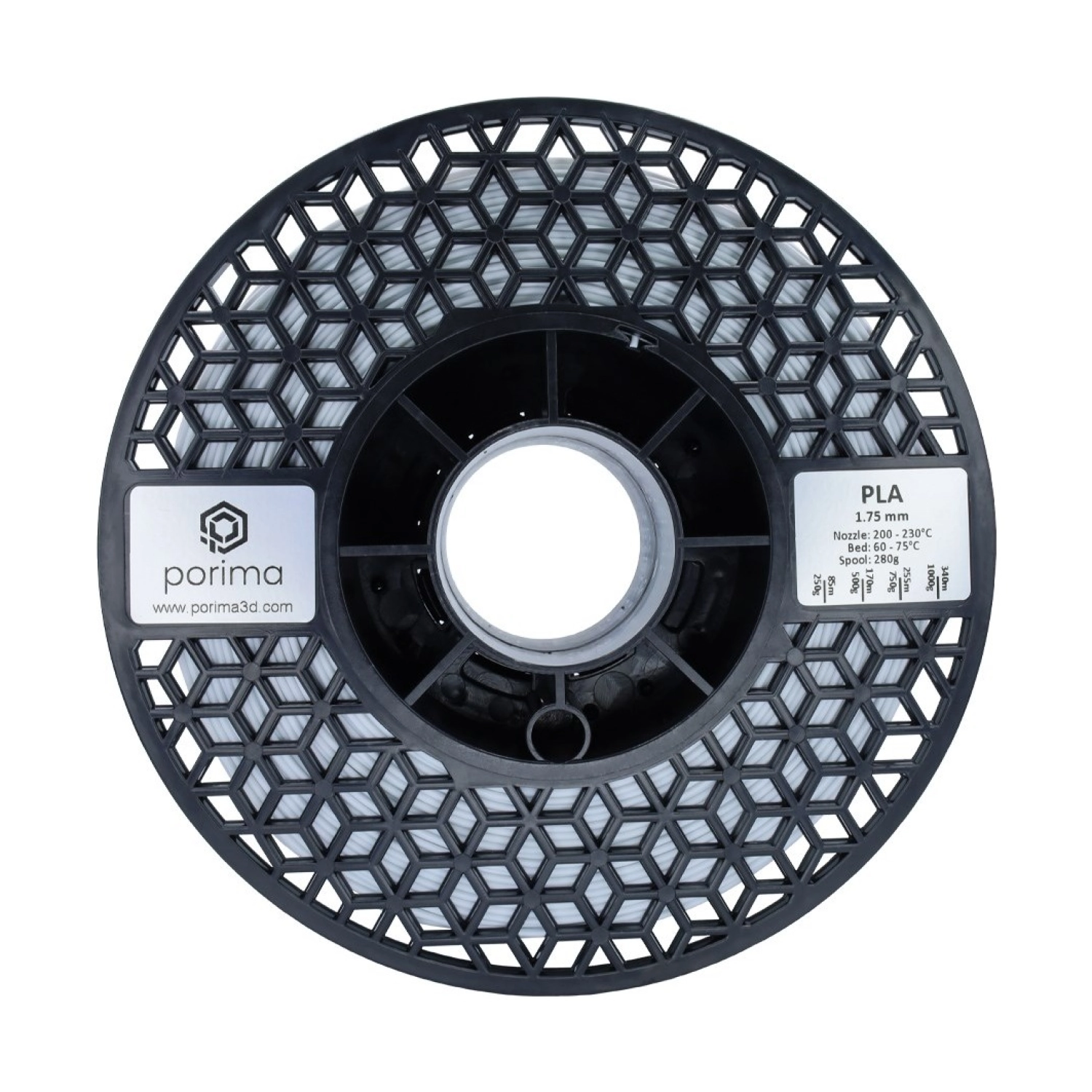 Porima Pla Filament - 1.75Mm Beyaz - Görsel 2