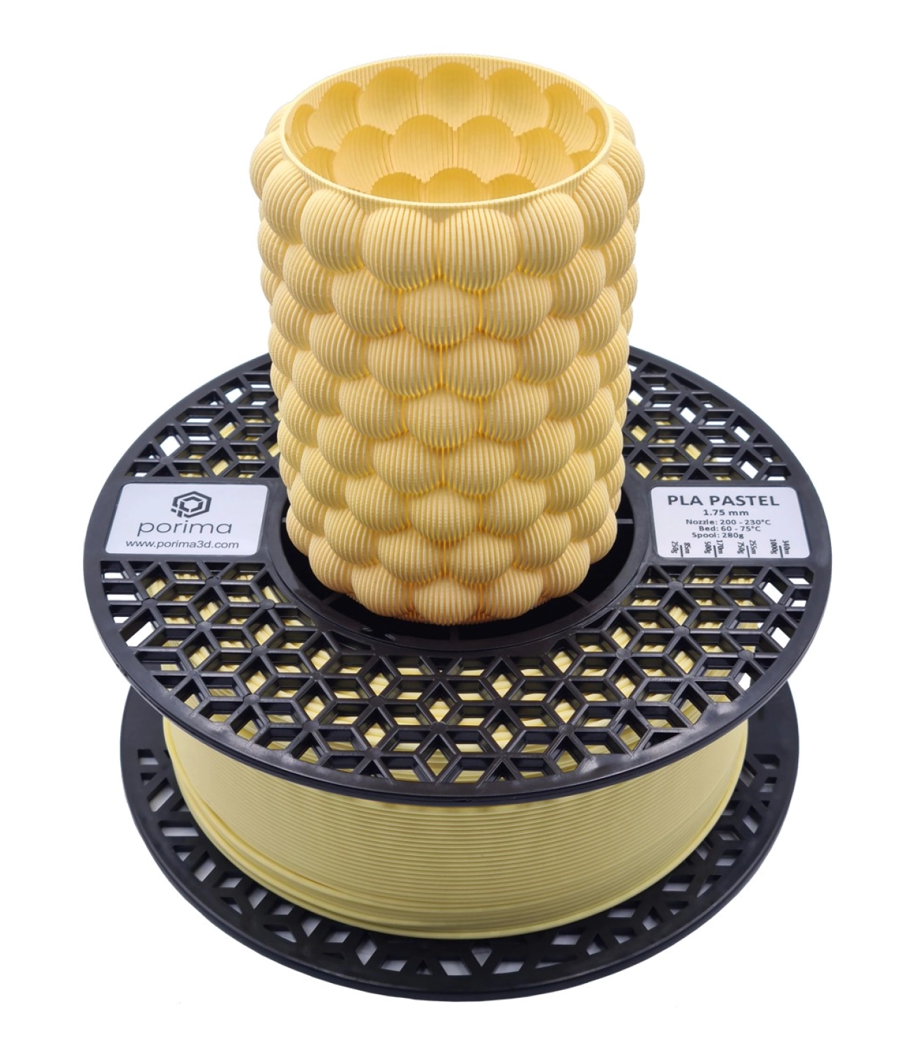 Porima Pla Pastel Filament 1.75Mm Sarı ürün görseli