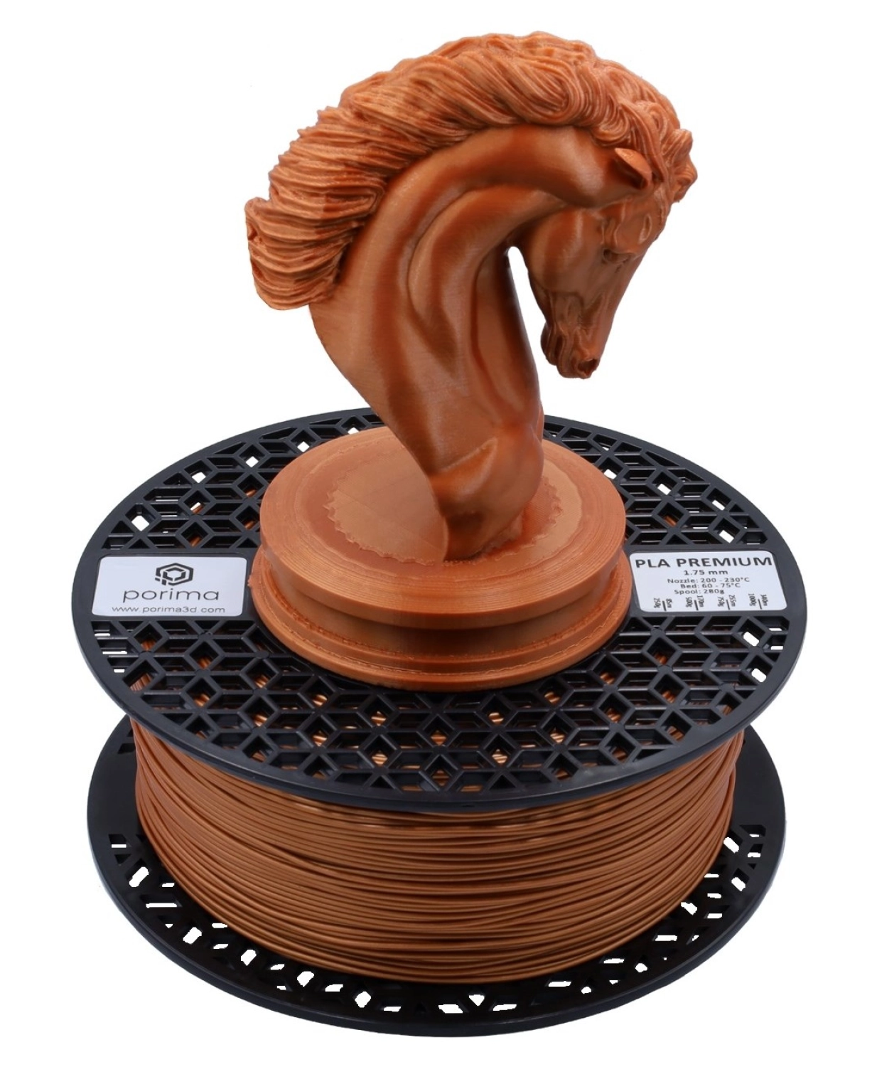 Porima Pla Premium Filament - 1.75Mm Bakır ürün görseli