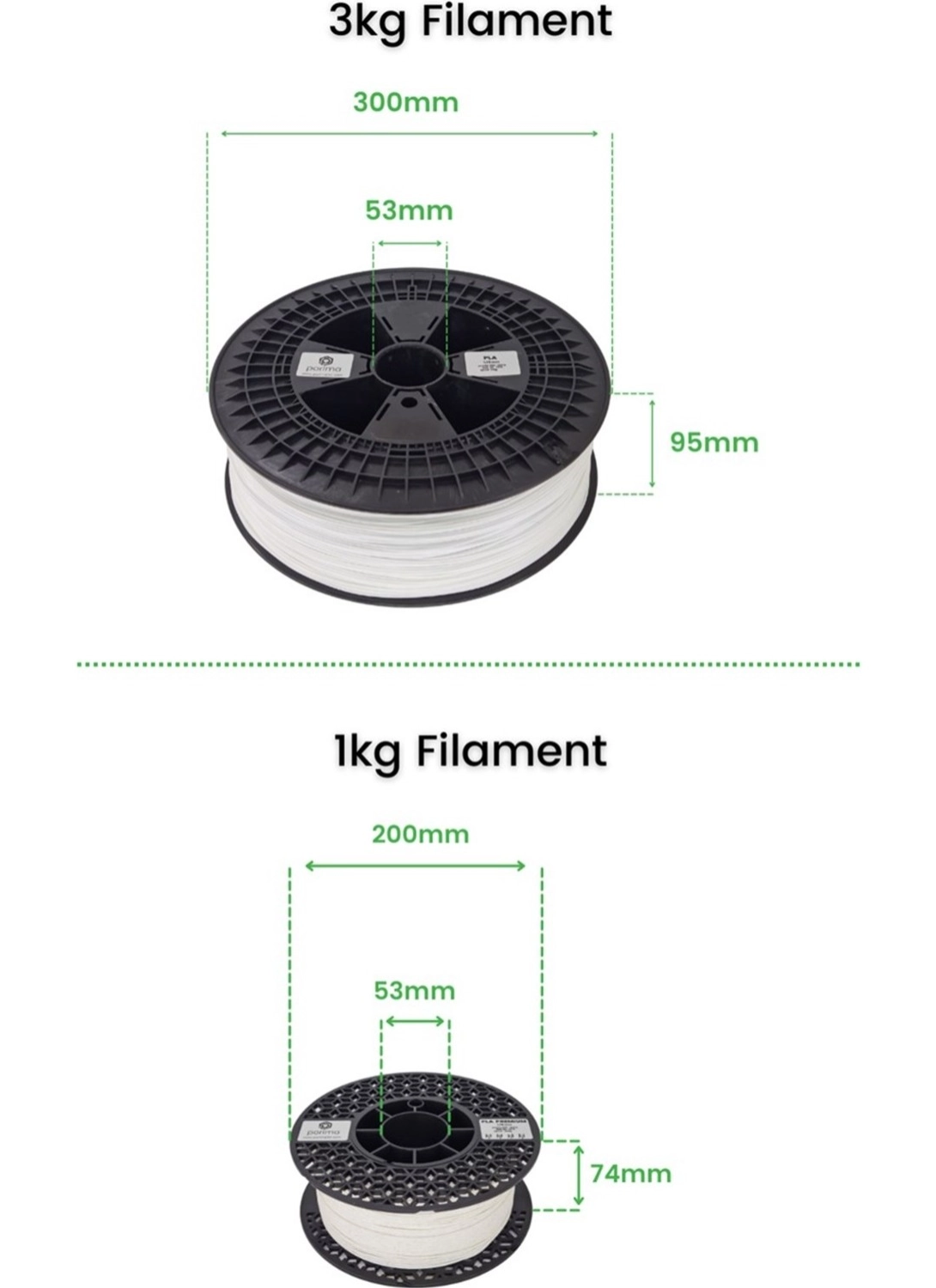 Porima Pla Premium Filament - 1.75Mm Zümrüt Yeşil - Görsel 2