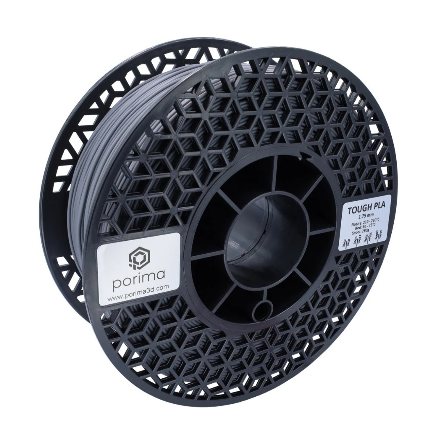 Porima Tough Pla Filament - 1.75Mm Gri ürün görseli
