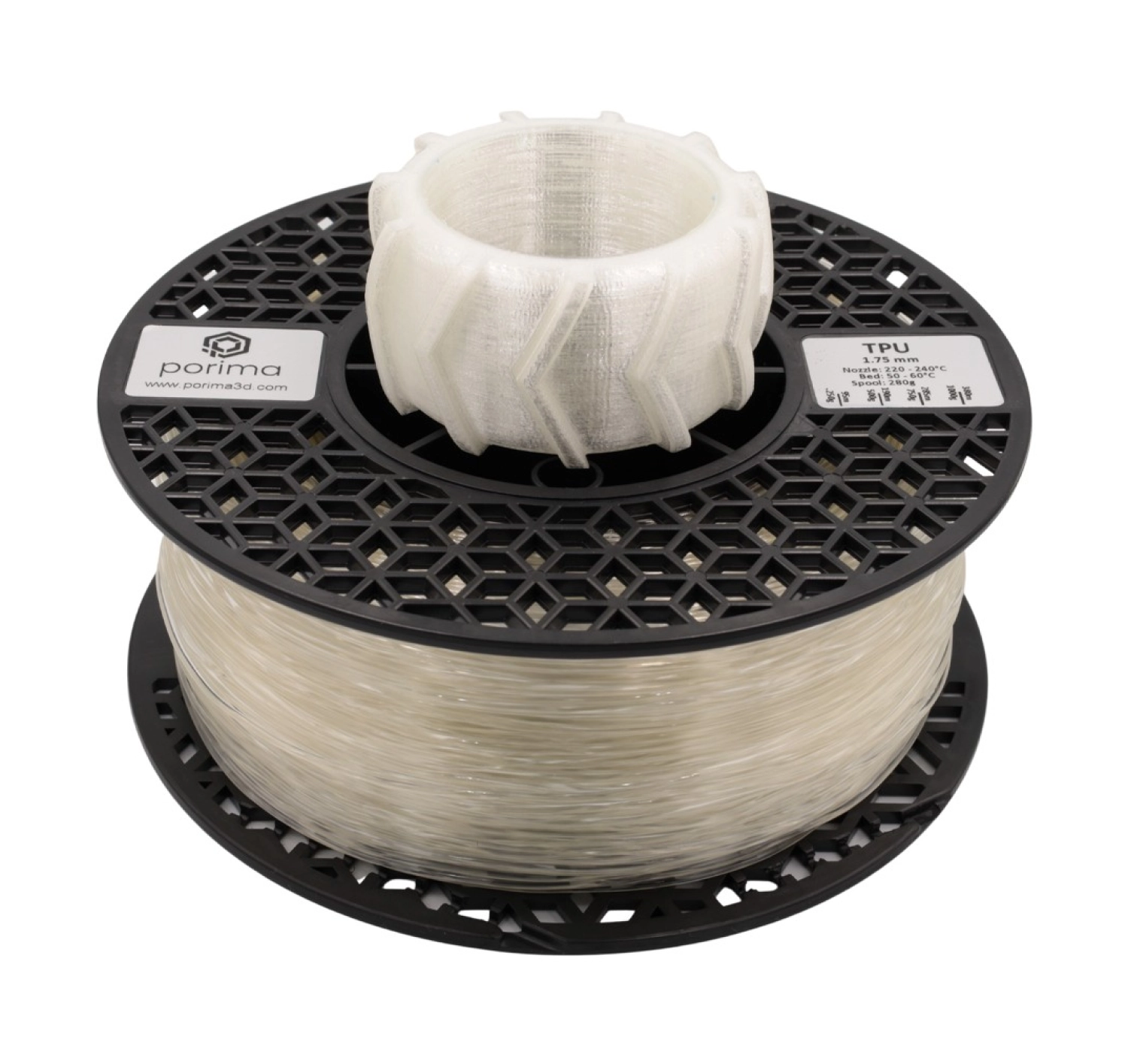 Porima Tpu Flex 98A Filament 1.75Mm Naturel ürün görseli