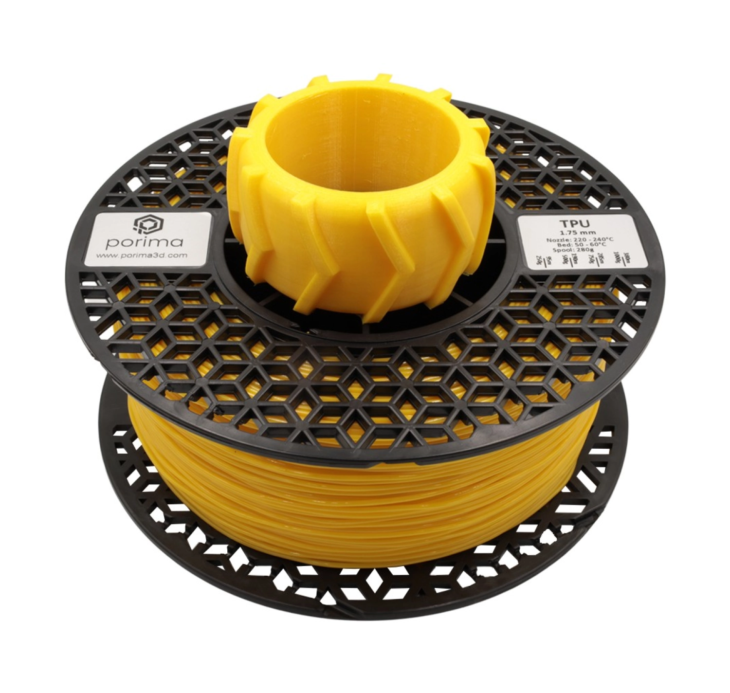 Porima Tpu Flex 98A Filament 1.75Mm Sarı Ral1023 ürün görseli