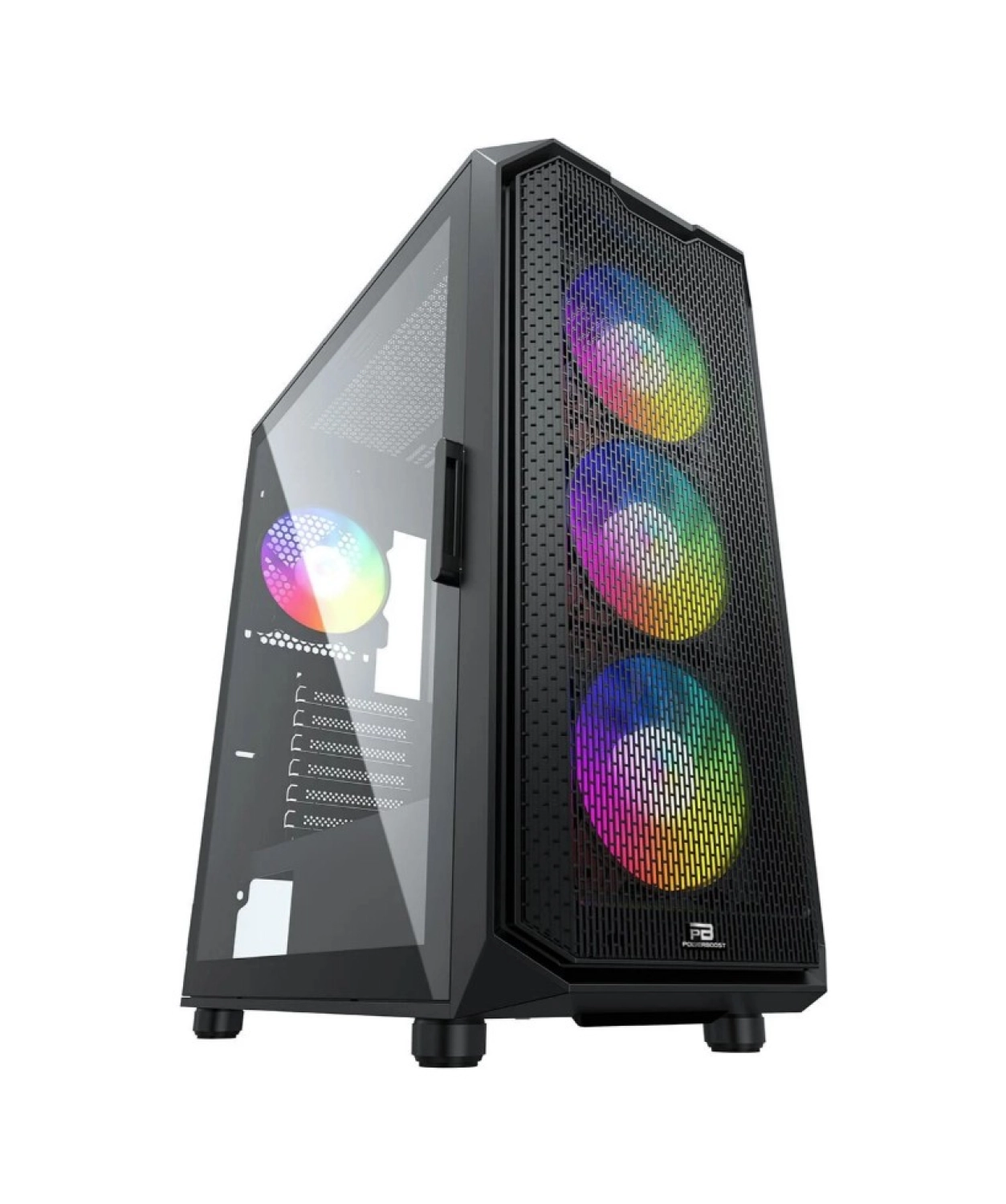 Power Boost Power Boost Pb-P521B 750W 80Plus Bronz Usb 3.0 Mesh Rgb Fanlı Siyah Kasa ürün görseli