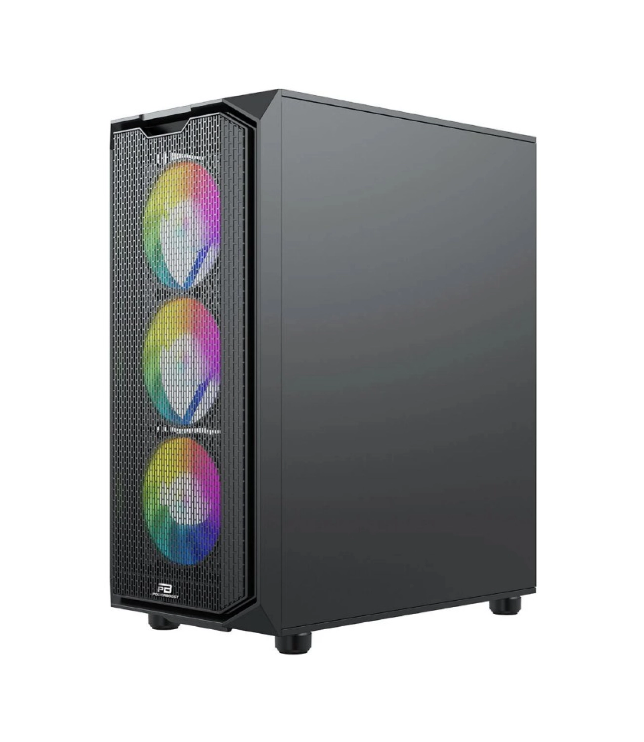 Power Boost Power Boost Pb-P521B 750W 80Plus Bronz Usb 3.0 Mesh Rgb Fanlı Siyah Kasa - Görsel 3