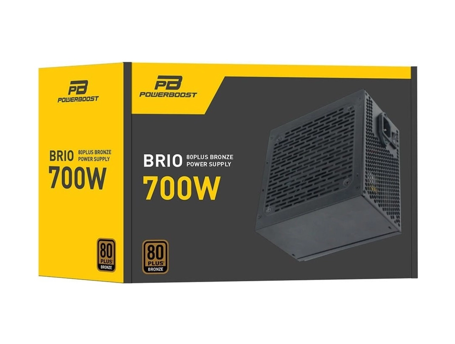 Powerboost 700W 80+ Bronze Brio 12Cm Fanlı Atx Psu (Retail Box) ürün görseli