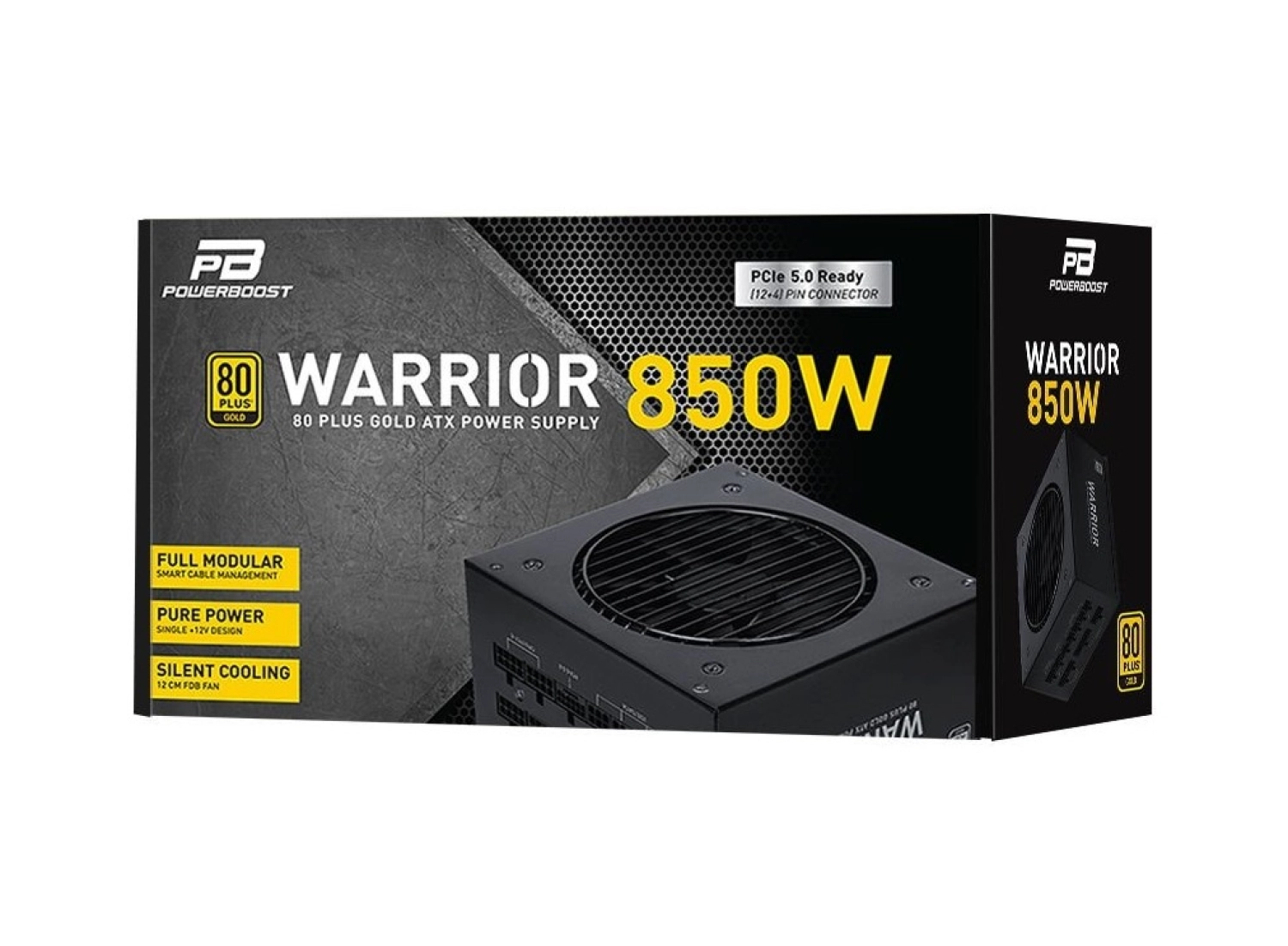 Powerboost Bst-Atx0850Gf1 Warrior 850W 80+ Gold Pci-E Gen 5.0 Full Modüler Fanlı Atx Psu - Görsel 5