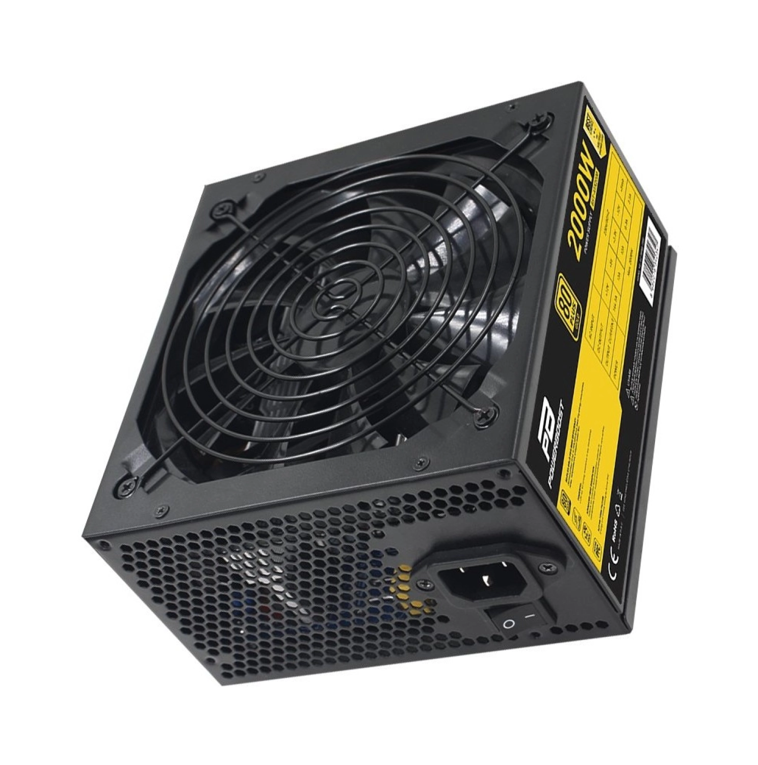 Powerboost Power Boost Powerboost Bst-Atx2000 2000W 14Cm Siyah Fan, Mining Atx Power Supply (Retail) - Görsel 3