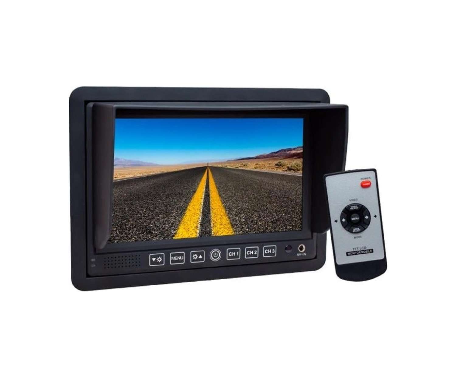 Powermaster Pm-5879 7 12V-24V 3 Kanal Av Girişli Monitör ürün görseli