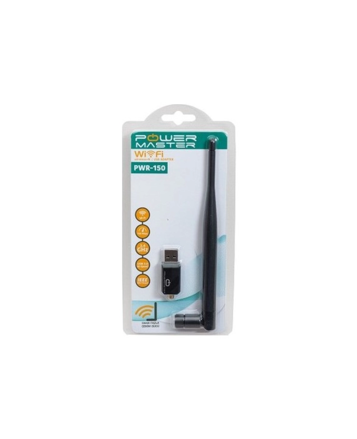 Powermaster Pwr-150 Wireless Usb Wi-Fi Adaptör - Görsel 3