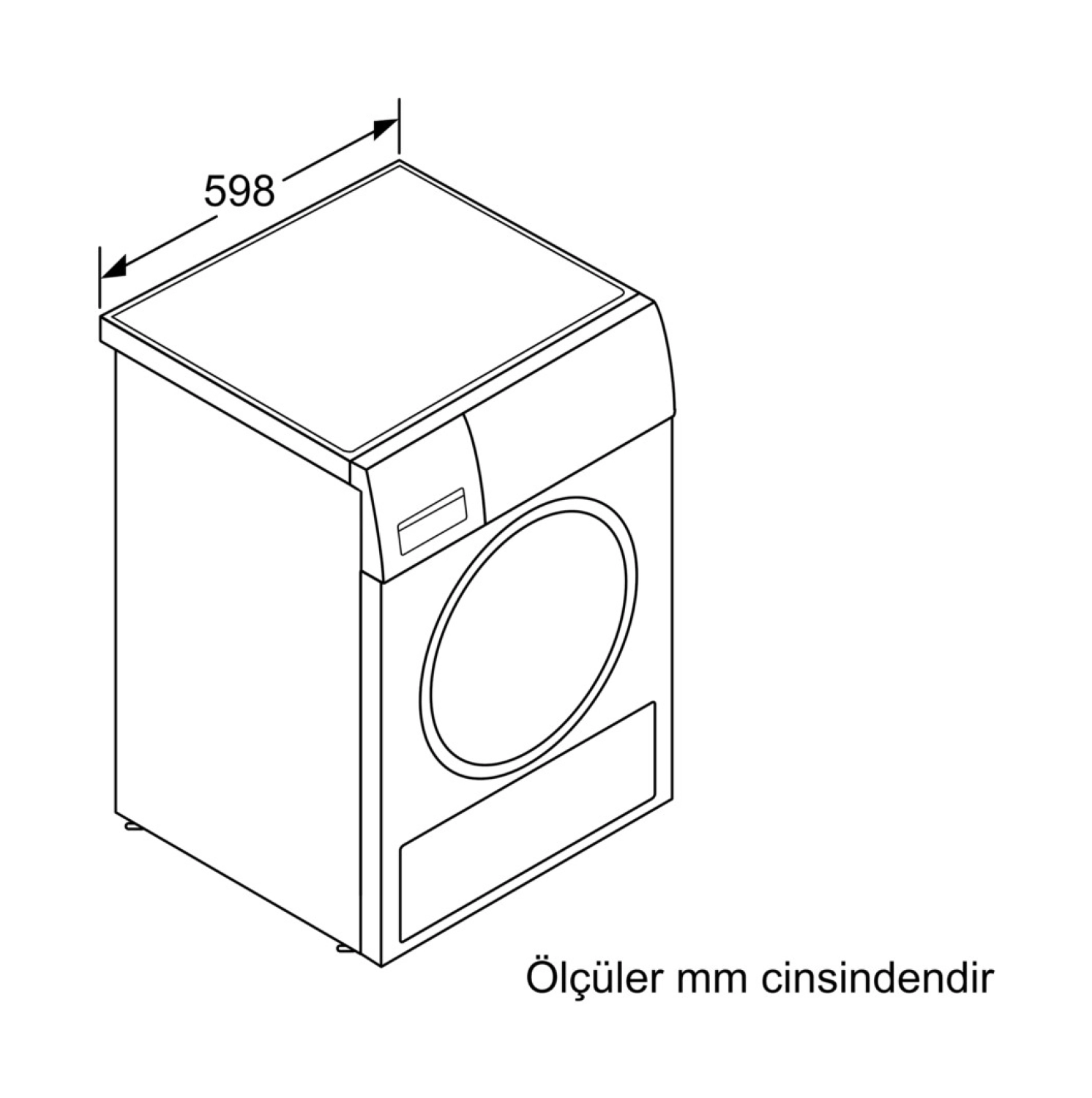 Profilo Km8610Htr A++ 8 Kg Isı Pompalı Çamaşır Kurutma Makinesi - Görsel 5