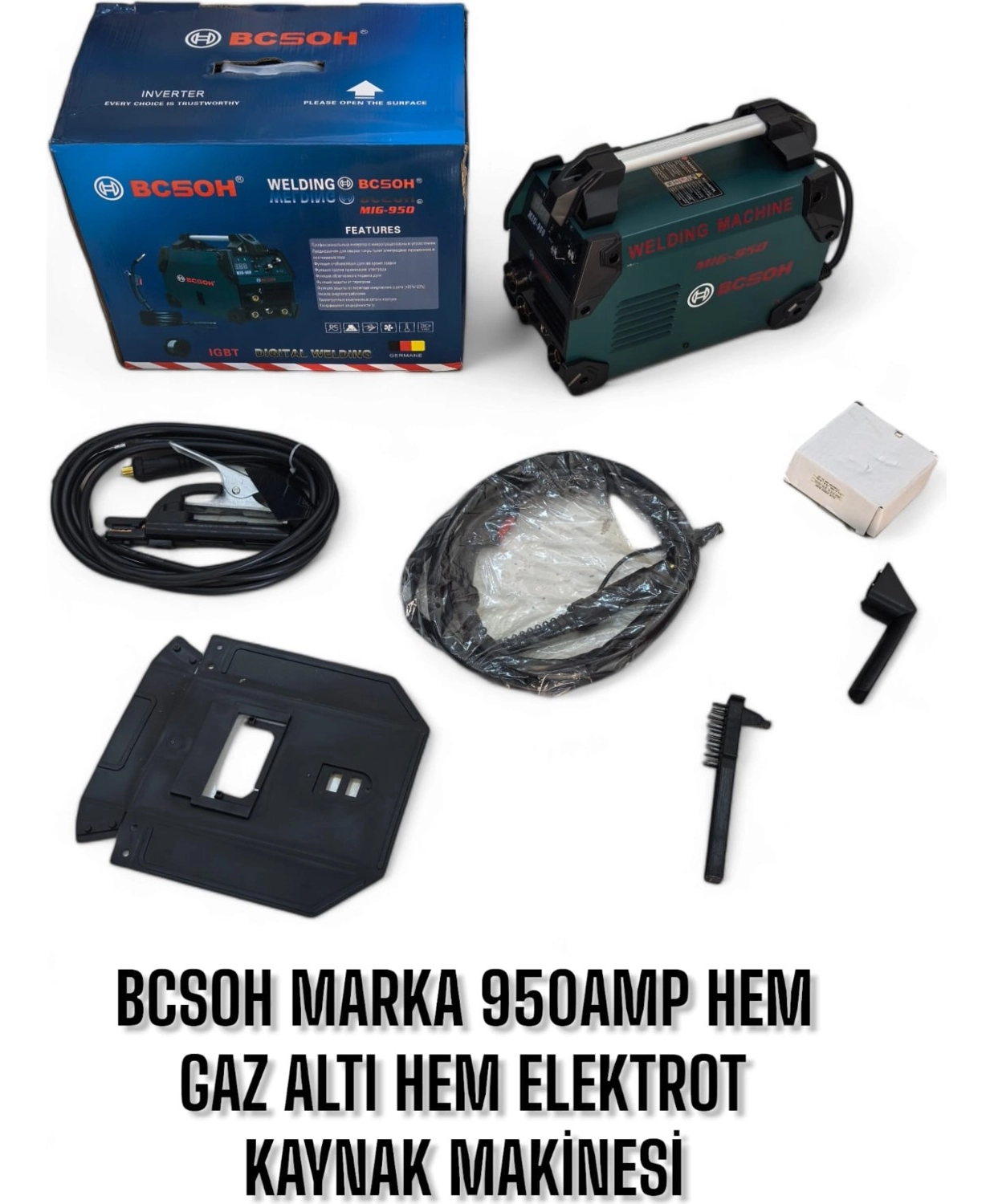 Prohummer Eni Nesil Gazsız Gazaltı Kaynak Makinesi German Style Eea255 Mig950 - Görsel 4