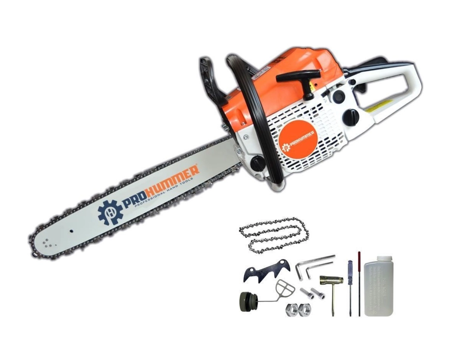 Prohummer Ph012 Benzinli Ağaç Motoru 52Cc 46 Cm Pala (Turuncu Beyaz) ürün görseli