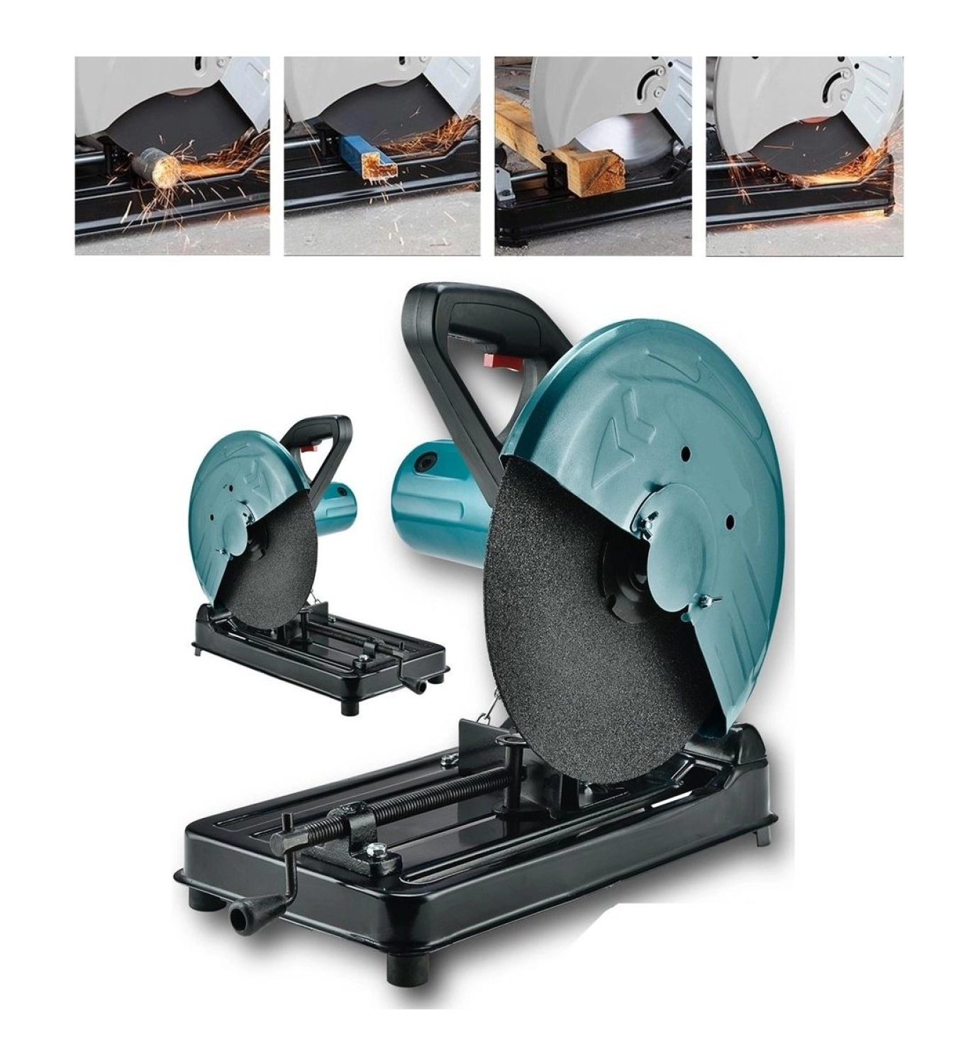 Prohummer Ph207 2000 Watt Bakır Sargılı 355 Mm Metal Profil Kesme Makinası ürün görseli