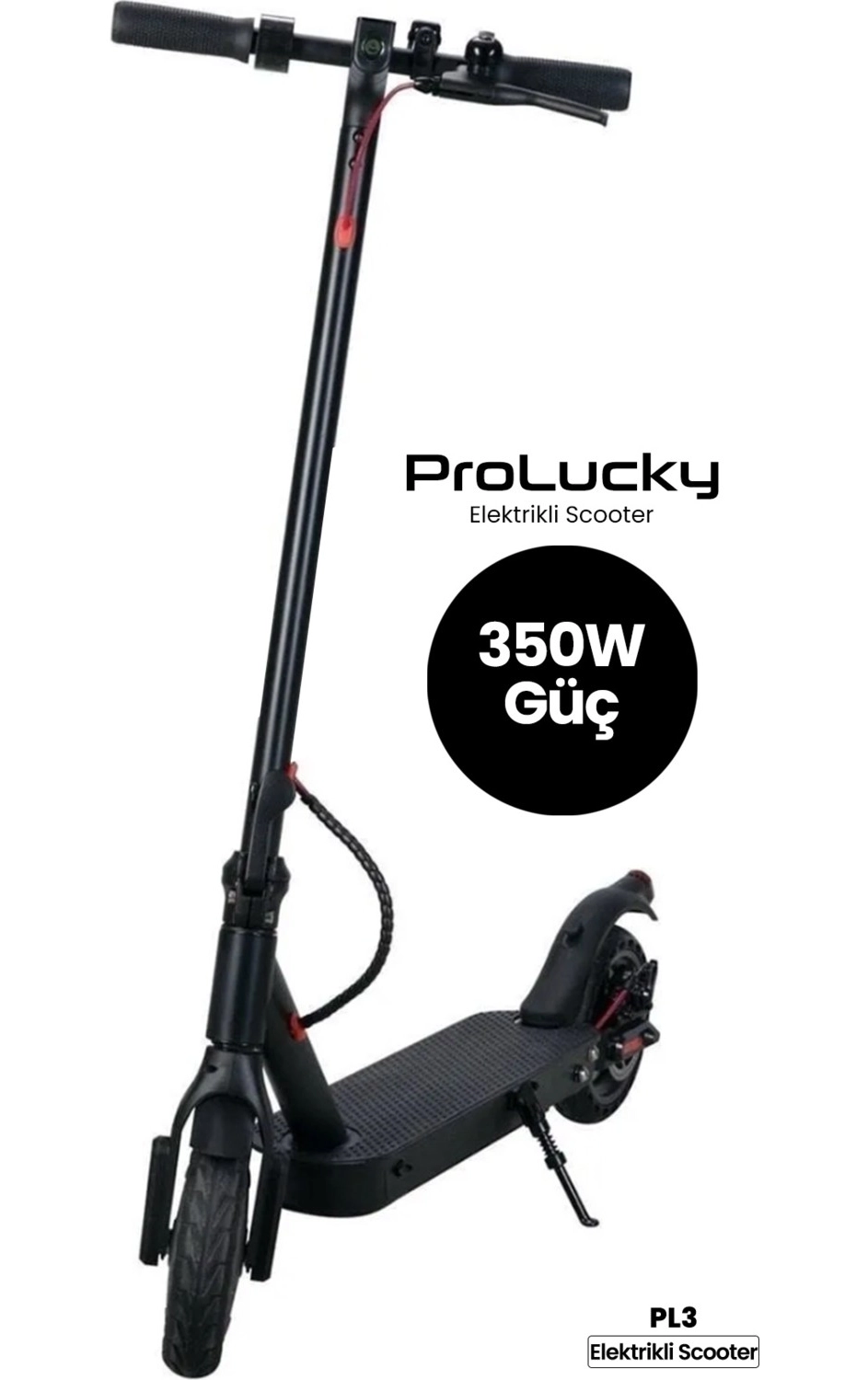 Prolucky 3. Jenerasyon Süspansiyonlu 350W Elektrikli Scooter ürün görseli