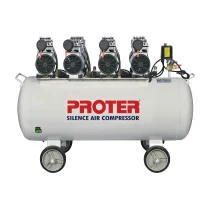 Proter 200 Lt Trifaze Sessiz & Yağsız Hava Kompresörü 4Hp 8Bar 3000W