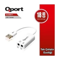 Qport Usb To 7.1 Ses Kartı (Q-Usk71)