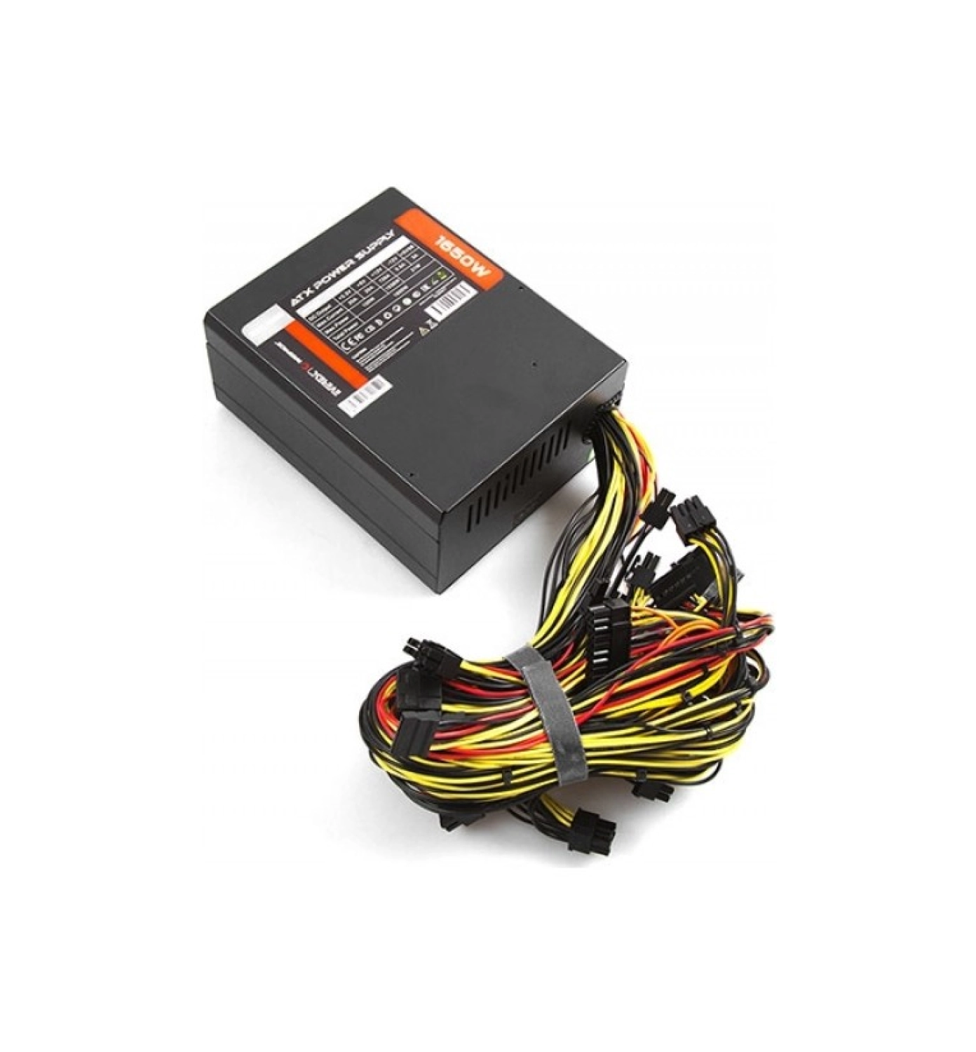 Rampage Btc-1650 1650W 16*(6+2P)Pci Exp Kablolu 14Cm Fanlı Bitcoin Mining Power Supply - Görsel 2