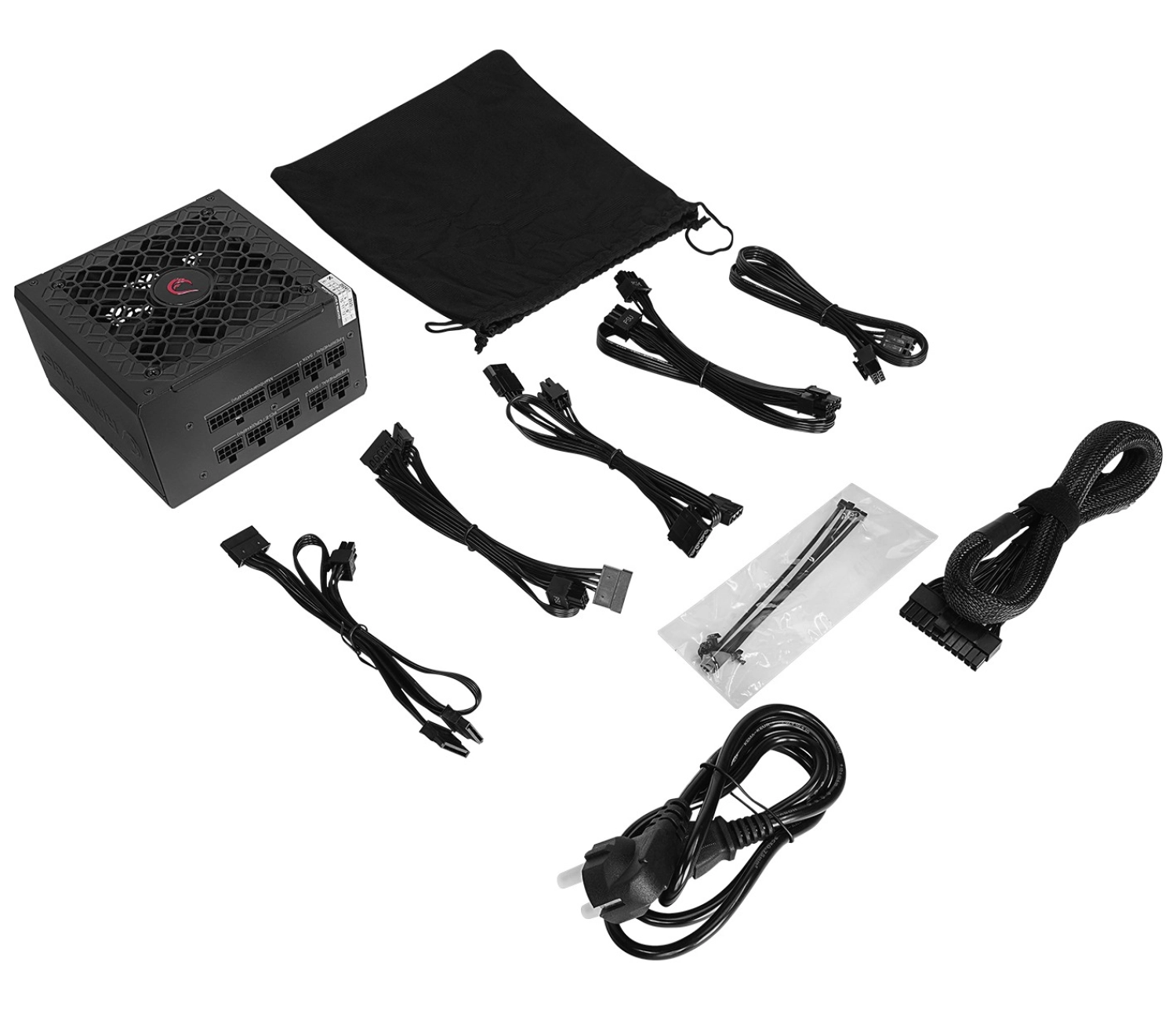 Rampage Mate M750-80Pb 750W 12Cm Fan Full Modular 80 Plus Bronze Aktif Pfc Siyah Power Supply - Görsel 5