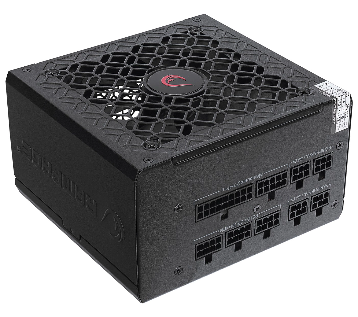 Rampage Mate M750-80Pb 750W 12Cm Fan Full Modular 80 Plus Bronze Aktif Pfc Siyah Power Supply ürün görseli
