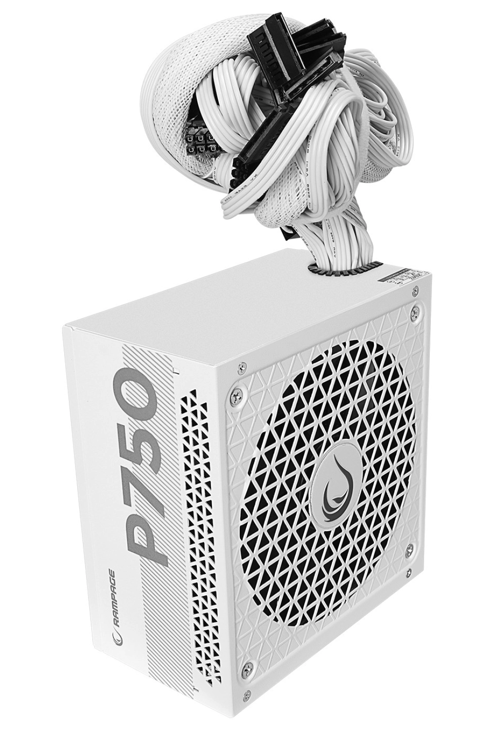Rampage P750 750W 80+ Gold Apfc 14Cm Long Life Hdb Fan Beyaz Pc Power Supply - Görsel 3